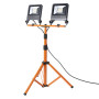 Прожектор LED 2x50W 230V 9000lm 4000K 1800x780x680mm IP65 со штативом [4099854572258] Osram Worklight Tripod