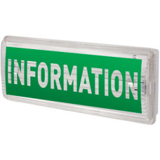 225x80мм Самоклеющаяся этикетка "INFORMATION" для аварийных светильников 506,506L,507L e.pict.inform.225.80 [l0660083] E.NEXT