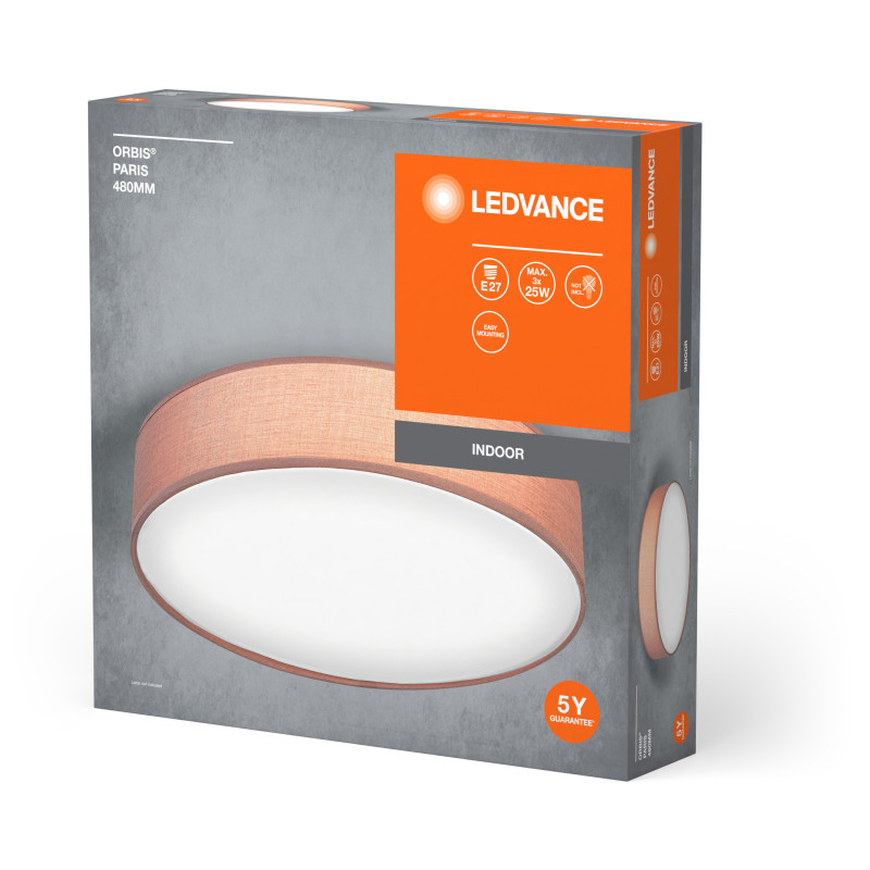 LED Світильник накладний 3хE27 220V 105х480mm [4058075829084] LEDVANCE ORBIS PARIS