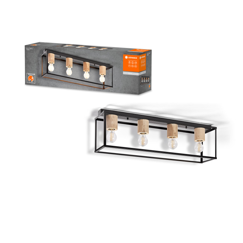 Світильник світлодіодний Decor Nairobi 220V E27 [4058075759022] 750х227х170mm ledvance