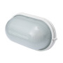 Світильник 100W 230V E27 IP54 овальний 283х130х162mm білий [l002025] E.NEXT e.light.1401.1.100.27.white