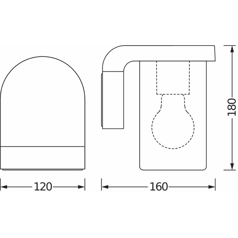 Світильник 230V IP44 180х120mm [4099854461224] Osram ENDURA CLASSIC CASCADE