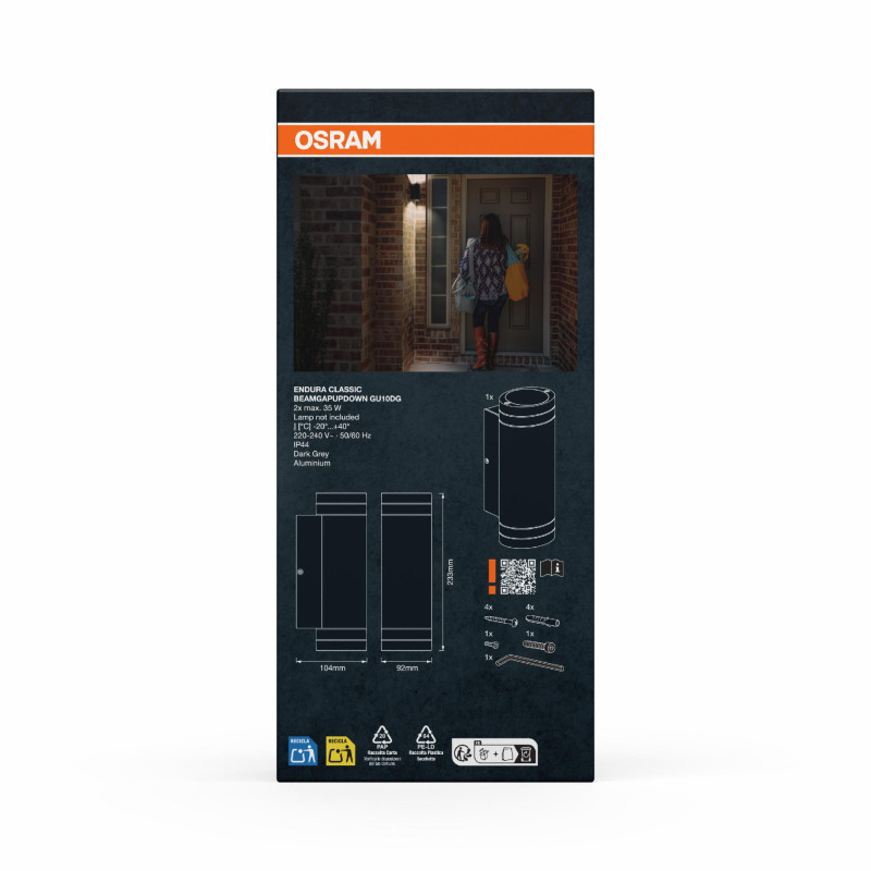 Світильник 230V IP44 233х92mm [4099854451980] Osram ENDURA BEAM