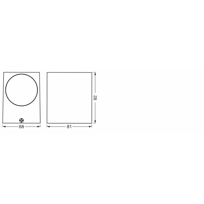 Світильник 230V IP44 92х81mm [4099854447587] Osram Endura Classic Square