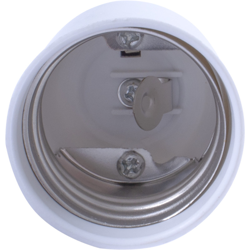 Перехідник E27-E40 пластик білий [s9100015] E.NEXT e.lamp adapter.Е27/Е40.pl