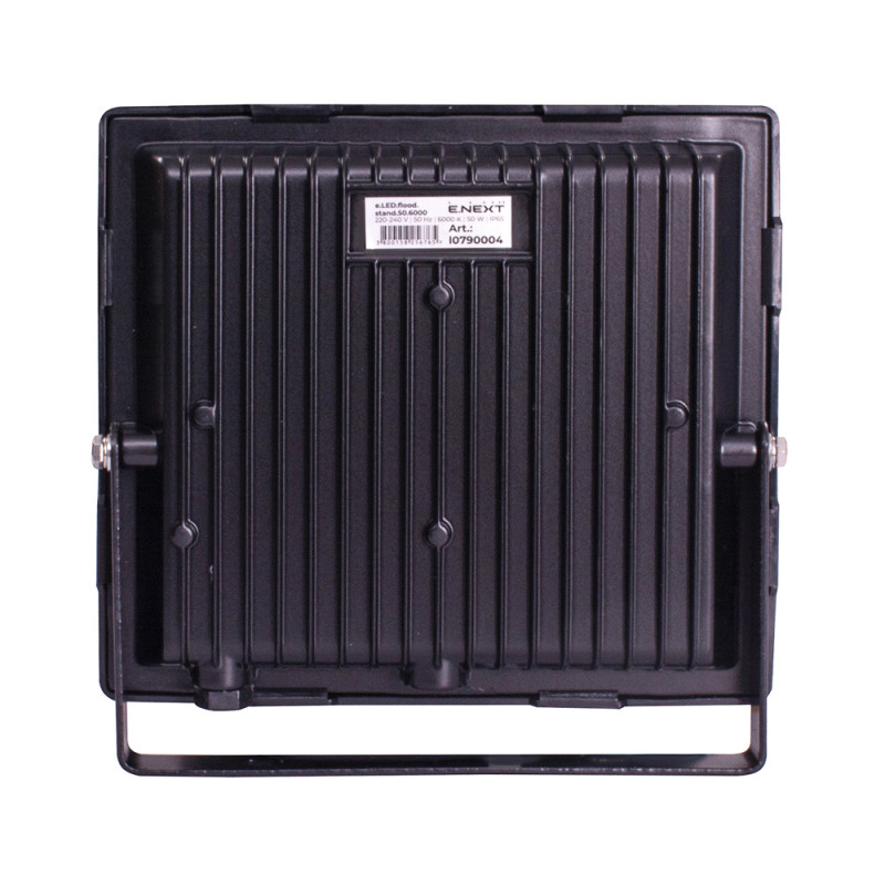Прожектор LED 50W 220V 4000lm 6000K IP65 170x28x150mm [l0790004] E.NEXT e.LED.flood.stand.50.6000