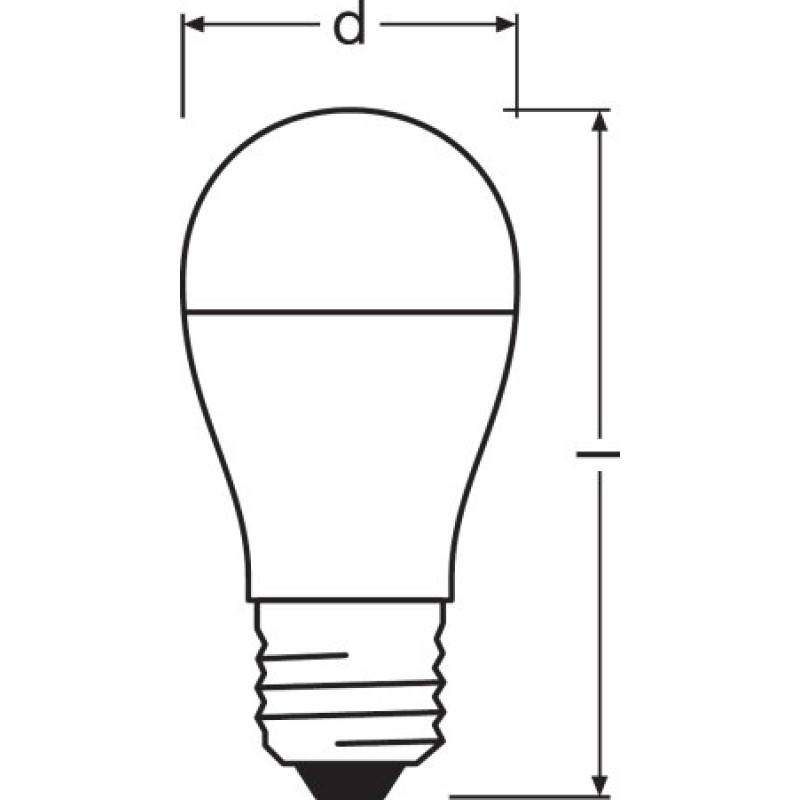 Лампа светодиодная 8W 220V 806lm 3000К E27 90x45mm шар [4058075210868] LED Star classic P OSRAM