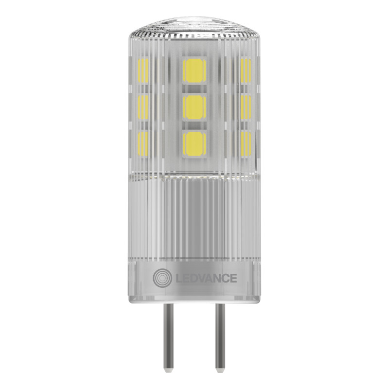 Лампа светодиодная 3,3W 12V 470lm 2700K GY6.35 16x43mm капсула [4099854248757] LEDVANCE PIN40 CL