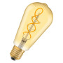Лампа LED 4W 220V 300lm 2000K E27 143х64mm филаментная [4099854091292] OSRAM Vintage 1906® LED EDISON
