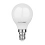 Лампа светодиодная 7W 220V 630lm 3000K E14 45x81mm шар [4262380665002] EUROLAMP LED-G45-07143(P)