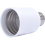 Перехідник E27-E40 пластик білий [s9100015] E.NEXT e.lamp adapter.Е27/Е40.pl