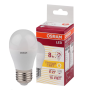 Лампа светодиодная 8W 220V 806lm 3000К E27 90x45mm шар [4058075210868] LED Star classic P OSRAM