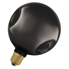 Лампа LED 3,5W 230V 300lm 2700K E27 150x190mm [4099854607370] Flat Décor Medium Black Osram