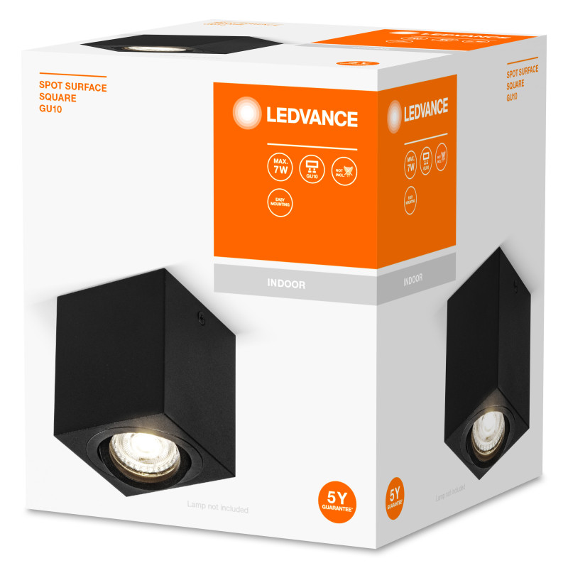 Светильник спотовый светодиодный SURFACE 220V GU10 [4058075758681] 80х95х80mm ledvance