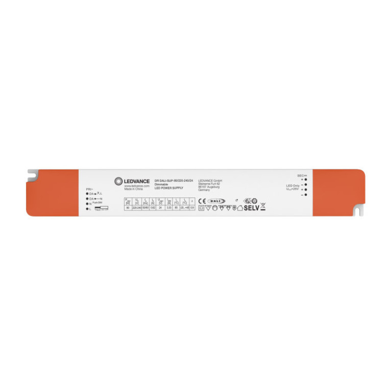 LED драйвер 10x1 80W 220-240V выходная 24V 3330mA DIM IP20 [4058075421844] DR DALI-SUP Osram