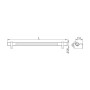 Светильник люминесцентный линейный 21W 220V 1850lm 6400K G5/T5 1137x60x112mm IP20 [LLPO0-2018B-1-21-K03] УЕК ЛПО2018B