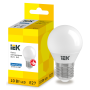 Лампа светодиодная 10W 220V 900lm 6500К E27 82x45mm шар [LLA-G45-10-230-65-E27] alfa G45 УЕК