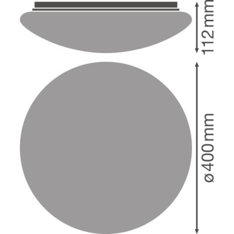 Змінна кришка 400х112mm PMMA білий [4058075156821] SF Circular Cover Ledvance