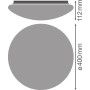 Змінна кришка 400х112mm PMMA білий [4058075156821] SF Circular Cover Ledvance