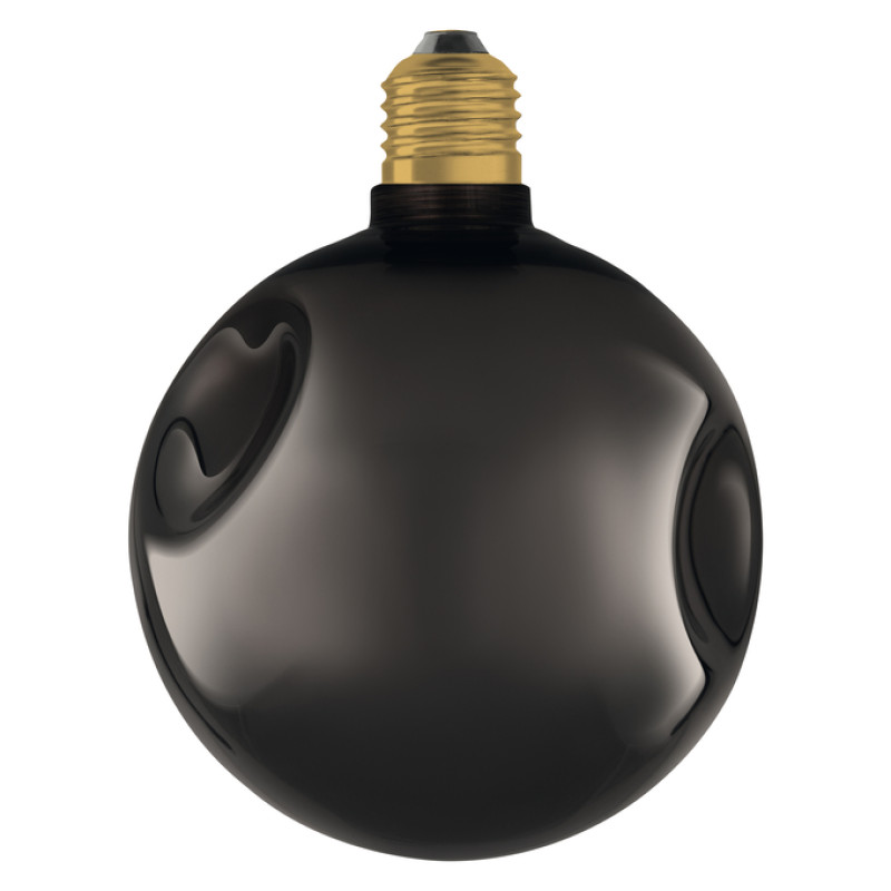 Лампа LED 3,5W 230V 300lm 2700K E27 150x190mm [4099854607370] Flat Décor Medium Black Osram