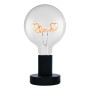 Настільна лампа 1,2W 230V 40lm 1200K E27 125x231mm Love [4058075853188] Vintage 1906 Letter Table Osram