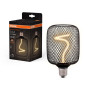 Лампа светодиодная винтажная 3.5W 220V 130lm 1800K E27 DIM 100x162mm филаментная [4058075840300] OSRAM LED DECO SPIRAL SQ100 BLACK
