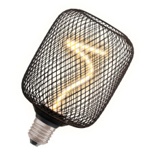 Лампа светодиодная винтажная 3.5W 220V 130lm 1800K E27 DIM 100x162mm филаментная [4058075840300] OSRAM LED DECO SPIRAL SQ100 BLACK
