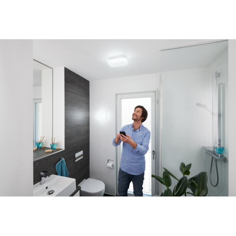 SMART светильник 12W 230V 1200lm 3000-6500K TW WIFI 200х94х200mm [4099854473500] Osram ORBIS WALL AQUA DIM