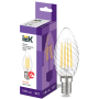 Лампа светодиодная винтажная 5W 220V 3000К E27 35x97mm филаментная [LLF-CT35-5-230-30-E27-CL] серия 360° УЕК