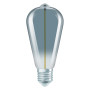 Лампа светодиодная 2.2W 220V 60lm 1800K E27 64x140mm филаментная [4099854049897] OSRAM Vintage 1906 LED CLASSIC A