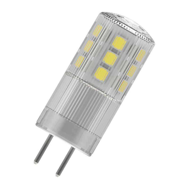 Лампа светодиодная 3,3W 12V 470lm 2700K GY6.35 16x43mm капсула [4099854248757] LEDVANCE PIN40 CL