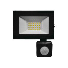 Прожектор LED с датчиком движения 30W 220V 1720lm 6500K IP65 122х97mm [4262380660113] LED-FL-30/65sensor EUROLAMP