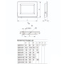 Прожектор LED 200W 230V 18000lm 6500K IP65 44x367x267mm черный [LPDO601-200-65-K02] УЕК СДО 06-200