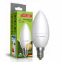 Лампа светодиодная 6W 220V 580lm 4000K Е14 37х102mm свеча [4260484996541] LED-CL-06144(P) EUROLAMP