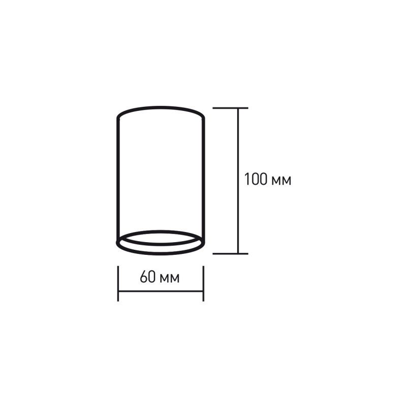 LED Светильник спотовый 220V GU10 IP20 90х60х60mm Черный [4262380661608] LH1-LED-GU10(black)new EUROLAMP