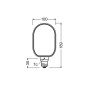 Лампа LED 4W 220V 110lm 1800K E27 DIM 100x189mm филаментная [4058075846081] Osram Vintage 1906 Globe Smoke