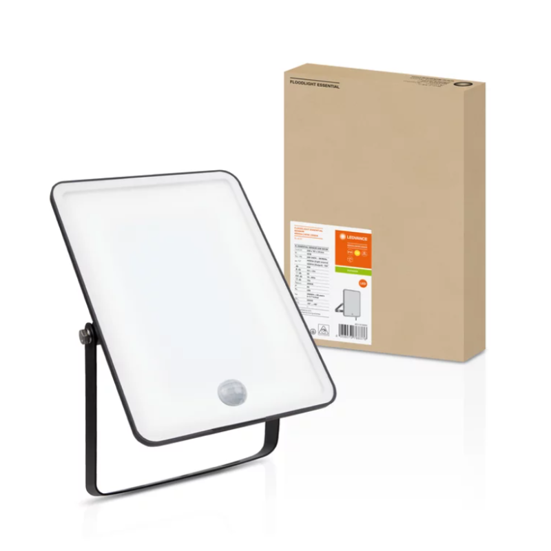 Прожектор LED 50W 220V 4250lm 3000K IP65 238x161x34mm с датчиком движения [4058075768376] Ledvance Flood Essential sensor