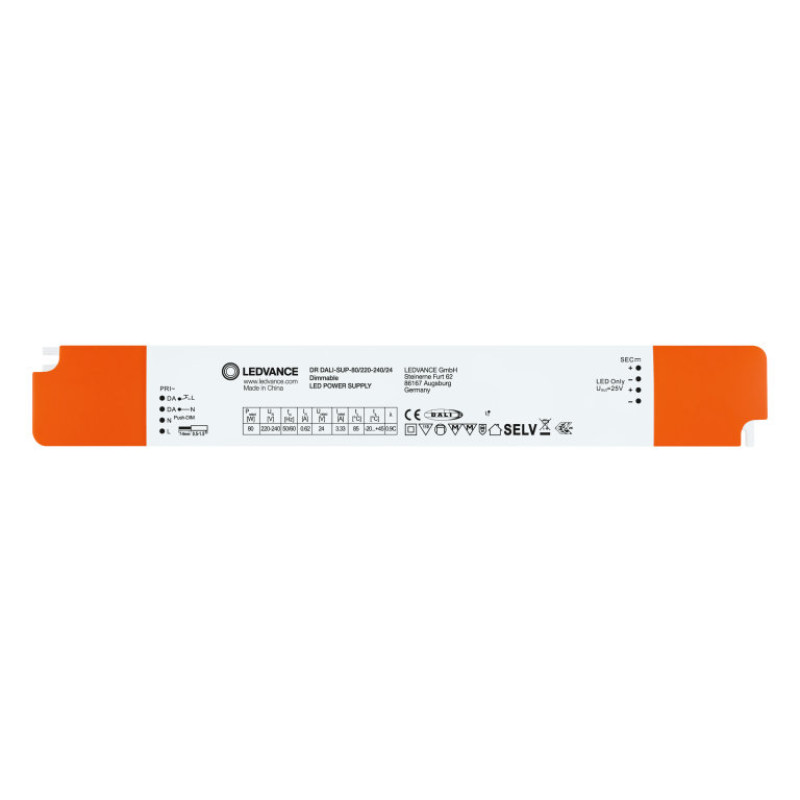 LED драйвер 10x1 80W 220-240V выходная 24V 3330mA DIM IP20 [4058075421844] DR DALI-SUP Osram