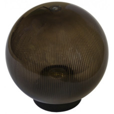Светильник парковый тип шар Ø300mm 220V E27 IP44 дымчатый призма [l0120057] E.NEXT e.street.light.300.smoke.pr