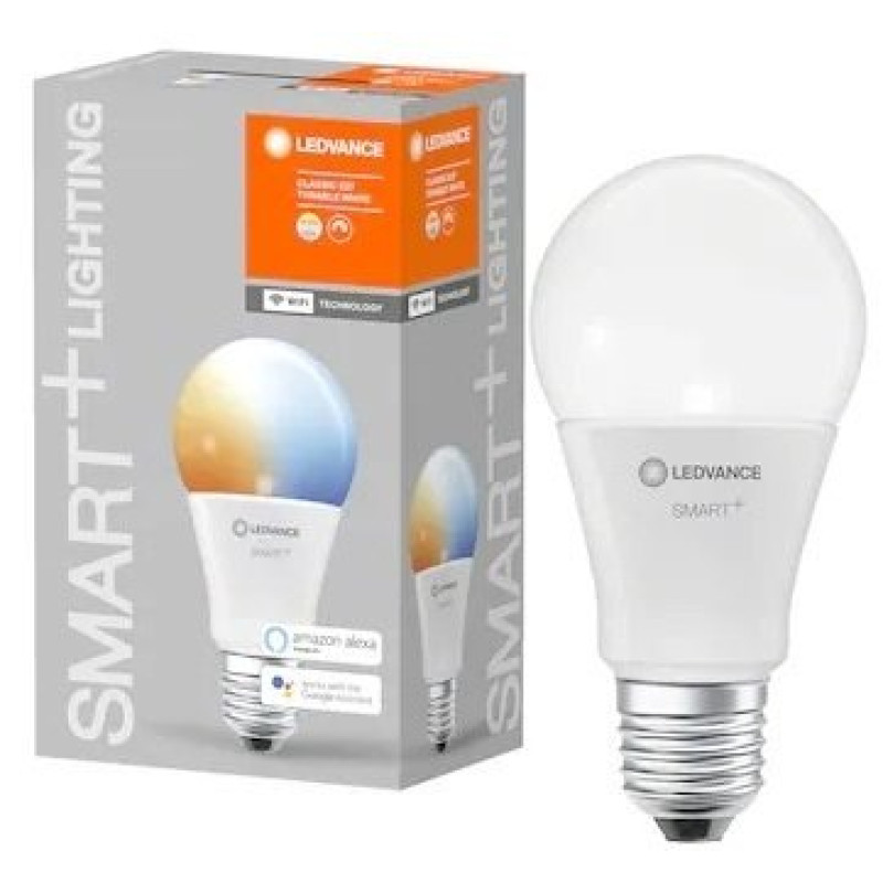 SMART WiFi Лампа LED 9W 220V 806lm 2700-6500K E27 DIM 112x60mm груша [4058075485372] OSRAM SMART+ WiFi Classic
