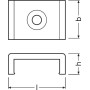 Кронштейн для установки профілю PF03 , Ledvance [4058075276772], Ледванс