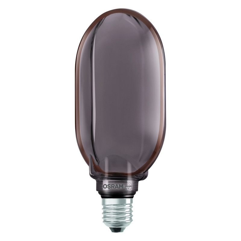 Лампа LED 4W 220V 110lm 1800K E27 DIM 100x189mm филаментная [4058075846081] Osram Vintage 1906 Globe Smoke