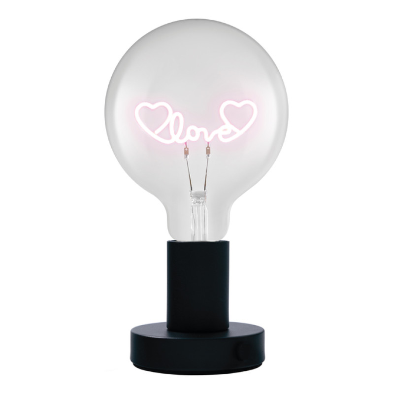 Настільна лампа 1,2W 230V 40lm 1200K E27 125x231mm Love [4058075853188] Vintage 1906 Letter Table Osram