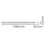 Светильник LED линейный 220V G13 1585x65x70mm IP65 [4099854118159] Ledvance DP Housing