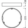 Рамка для накладного монтажа ⌀225mm круглая белый [4058075079199] Ledvance DL Slim Frame DN210