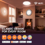 SMART светильник потолочный 28W 230V 1400lm 3000-6500K RGB WIFI 350x90mm [4099854473104] Osram Orbis