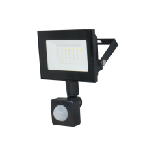 Прожектор LED 20W 230V 1600lm 6500K 122x140x40mm с датчиком движения черный [SLC-20-IP54-MS-B] Delta SLC-MS UEC