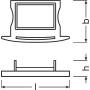 Торцева заглушка для профілю PM05 , Ledvance [4058075275867], Ледванс