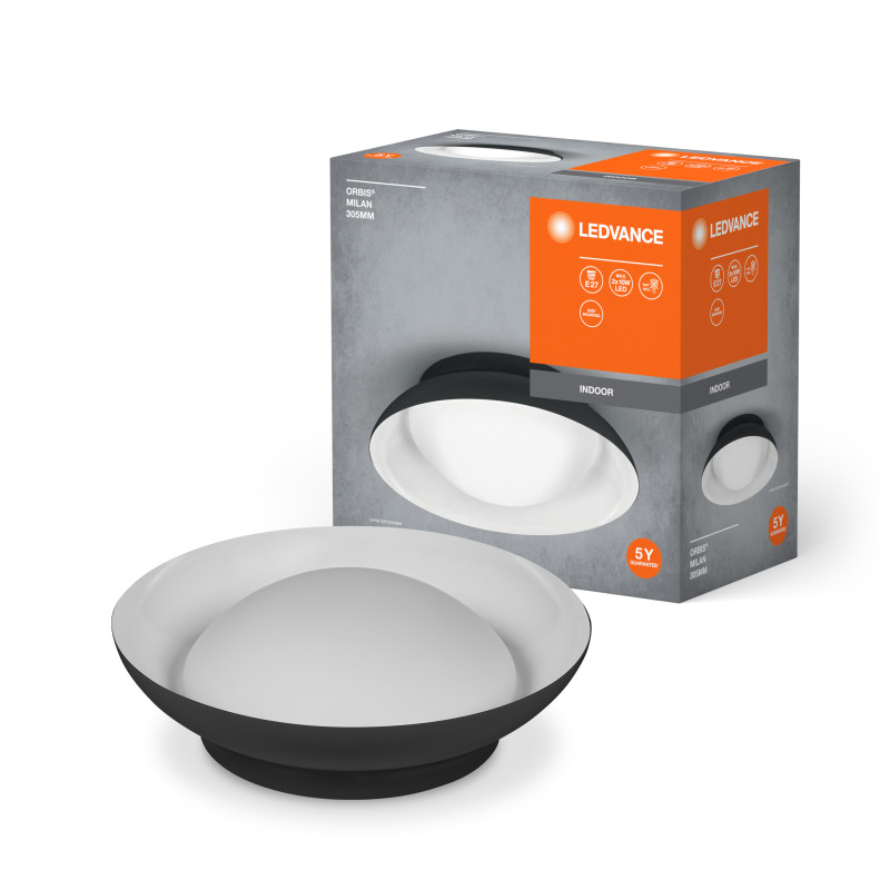 LED Светильник накладной 2хE27 220V 100х305mm [4058075829107] LEDVANCE ORBIS MILAN
