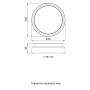 LED Світильник накладний 18W 230V 1260lm 6500K 220x45mm IP54 [l0810113] E.NEXT e.LED.rondo.18.6500.white